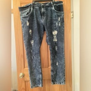 Mens Dash Ice Blue Denim straight fit